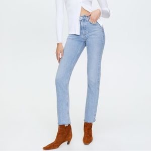 AGOLDE Cherie High Rise Straight in Merit